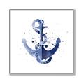 Picture of Blue Anchor _GroupedProduct_Square_Canvas_Framed_