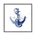 Picture of Blue Anchor _GroupedProduct_Square_Canvas_Framed_