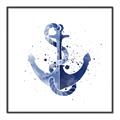Picture of Blue Anchor _GroupedProduct_Square_Canvas_Framed_