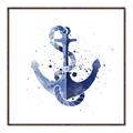 Picture of Blue Anchor _GroupedProduct_Square_Canvas_Framed_