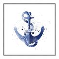 Picture of Blue Anchor _GroupedProduct_Square_Canvas_Framed_