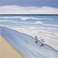 Picture of Seaqgulls at shore _GroupedProduct_Square_Unframed_Print_Only_
