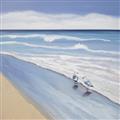 Picture of Seaqgulls at shore _GroupedProduct_Square_Unframed_Print_Only_