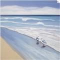 Picture of Seaqgulls at shore _GroupedProduct_Square_Unframed_Print_Only_