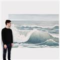 Picture of Ocean Waves _GroupedProduct_Rectangle_Landscape_Canvas_