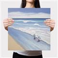 Picture of Seaqgulls at shore _GroupedProduct_Square_Canvas_