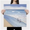 Picture of Seaqgulls at shore _GroupedProduct_Square_Canvas_
