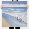 Picture of Seaqgulls at shore _GroupedProduct_Square_Canvas_