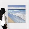 Picture of Seaqgulls at shore _GroupedProduct_Square_Canvas_