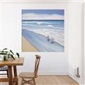 Picture of Seaqgulls at shore _GroupedProduct_Square_Canvas_