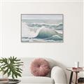 Picture of Ocean Waves _GroupedProduct_Rectangle_Landscape_Canvas_Framed_