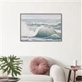 Picture of Ocean Waves _GroupedProduct_Rectangle_Landscape_Canvas_Framed_