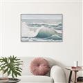 Picture of Ocean Waves _GroupedProduct_Rectangle_Landscape_Canvas_Framed_