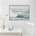 Picture of Ocean Waves _GroupedProduct_Rectangle_Landscape_Canvas_Framed_