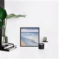 Picture of Seaqgulls at shore _GroupedProduct_Square_Canvas_Framed_