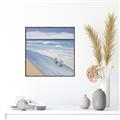 Picture of Seaqgulls at shore _GroupedProduct_Square_Canvas_Framed_
