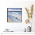 Picture of Seaqgulls at shore _GroupedProduct_Square_Canvas_Framed_