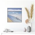Picture of Seaqgulls at shore _GroupedProduct_Square_Canvas_Framed_