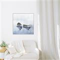Picture of Boats on a Lake I _GroupedProduct_Square_Canvas_Framed_