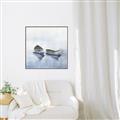 Picture of Boats on a Lake I _GroupedProduct_Square_Canvas_Framed_