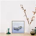 Picture of Boats on a lake ll _GroupedProduct_Square_Canvas_Framed_