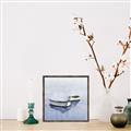 Picture of Boats on a lake ll _GroupedProduct_Square_Canvas_Framed_