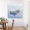Picture of Boats on a lake ll _GroupedProduct_Square_Canvas_Framed_