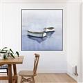 Picture of Boats on a lake ll _GroupedProduct_Square_Canvas_Framed_