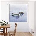 Picture of Boats on a lake ll _GroupedProduct_Square_Canvas_Framed_