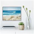 Picture of Coastal sea grass _GroupedProduct_Rectangle_Landscape_Canvas_Framed_