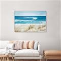 Picture of Coastal sea grass _GroupedProduct_Rectangle_Landscape_Canvas_Framed_