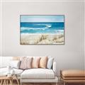 Picture of Coastal sea grass _GroupedProduct_Rectangle_Landscape_Canvas_Framed_