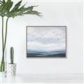 Picture of Flying Birds in the Sky   _GroupedProduct_Rectangle_Landscape_Canvas_Framed_