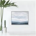 Picture of Flying Birds in the Sky   _GroupedProduct_Rectangle_Landscape_Canvas_Framed_