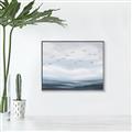 Picture of Flying Birds in the Sky   _GroupedProduct_Rectangle_Landscape_Canvas_Framed_