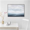 Picture of Flying Birds in the Sky   _GroupedProduct_Rectangle_Landscape_Canvas_Framed_