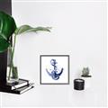 Picture of Blue Anchor _GroupedProduct_Square_Canvas_Framed_