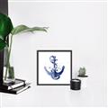 Picture of Blue Anchor _GroupedProduct_Square_Canvas_Framed_