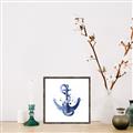 Picture of Blue Anchor _GroupedProduct_Square_Canvas_Framed_