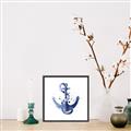 Picture of Blue Anchor _GroupedProduct_Square_Canvas_Framed_