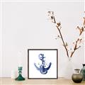 Picture of Blue Anchor _GroupedProduct_Square_Canvas_Framed_