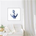 Picture of Blue Anchor _GroupedProduct_Square_Canvas_Framed_