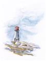 Picture of Lighthouse l _GroupedProduct_Rectangle_Portrait_Unframed_Print_Only_