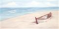 Picture of Boat in the Sand _GroupedProduct_Rectangle_Landscape_Unframed_Print_Only_