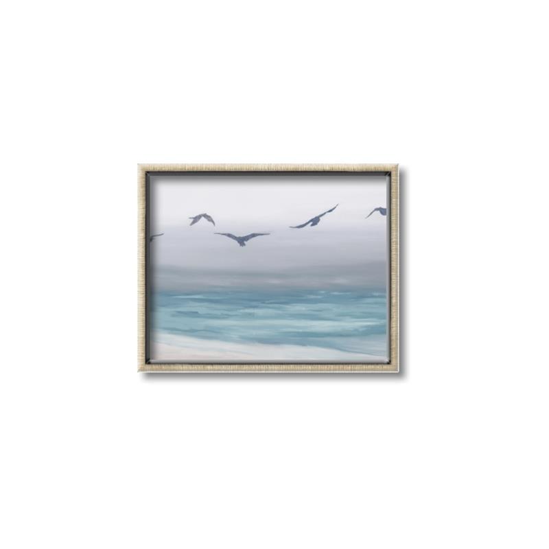 Picture of Silver Birds  _GroupedProduct_Rectangle_Landscape_Canvas_Framed_
