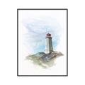Picture of Lighthouse ll _GroupedProduct_Rectangle_Portrait_Canvas_Framed_