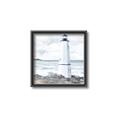 Picture of White  Lighthouse _GroupedProduct_Square_Canvas_Framed_