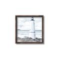 Picture of White  Lighthouse _GroupedProduct_Square_Canvas_Framed_