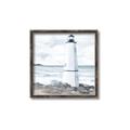 Picture of White  Lighthouse _GroupedProduct_Square_Canvas_Framed_