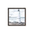 Picture of White  Lighthouse _GroupedProduct_Square_Canvas_Framed_